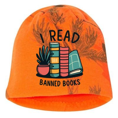 Read Banned Books Kati - Camo Knit Beanie