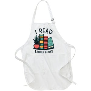 Read Banned Books Full-Length Apron With Pockets