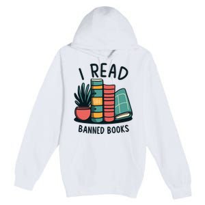 Read Banned Books Premium Pullover Hoodie