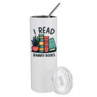 Read Banned Books Stainless Steel Tumbler