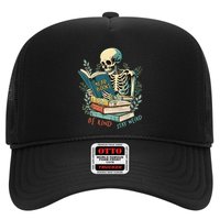 Read Books Be Kind Stay Weird Funny Skeleton Book Lover Hat