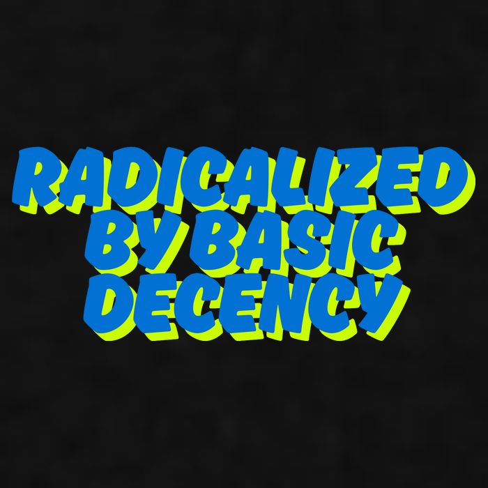 Radicalized By Basic Decency Ladies PosiCharge Tri-Blend Wicking Tank