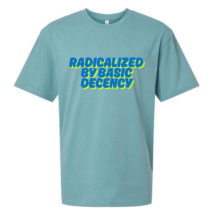 Radicalized By Basic Decency Sueded Cloud Jersey T-Shirt