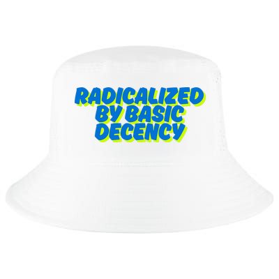 Radicalized By Basic Decency Cool Comfort Performance Bucket Hat