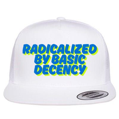 Radicalized By Basic Decency Flat Bill Trucker Hat