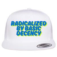 Radicalized By Basic Decency Flat Bill Trucker Hat
