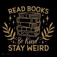 Read Books Be Kind Stay Weird, Booklover And Book Reader Flat Bill Trucker Hat