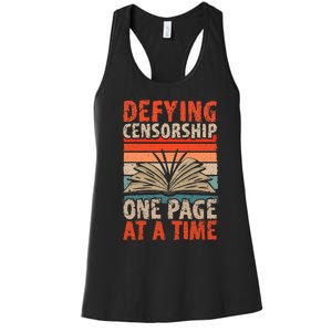 Read Banned Books Defying Censorship Banned Books Women's Racerback Tank