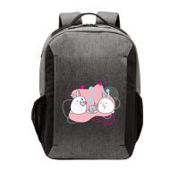 Rainbow Bunny Bop Tea Party Vector Backpack