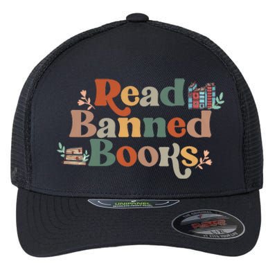 Read Banned Books Book Lover Flexfit Unipanel Trucker Cap