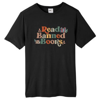 Read Banned Books Book Lover Tall Fusion ChromaSoft Performance T-Shirt