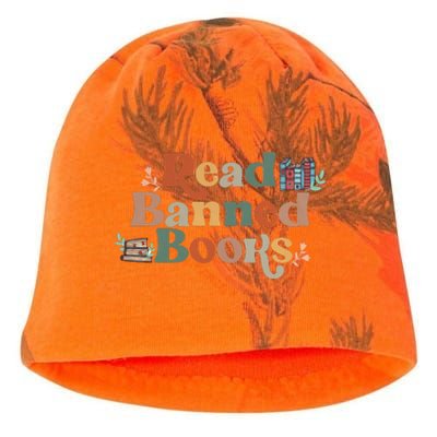 Read Banned Books Book Lover Kati - Camo Knit Beanie