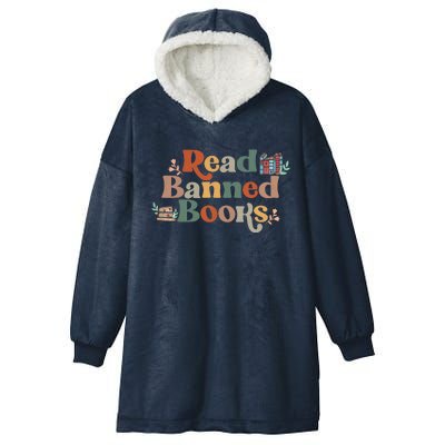 Read Banned Books Book Lover Hooded Wearable Blanket