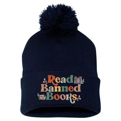 Read Banned Books Book Lover Pom Pom 12in Knit Beanie