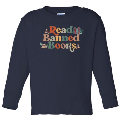 Read Banned Books Book Lover Toddler Long Sleeve Shirt