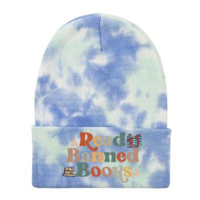 Read Banned Books Book Lover Tie Dye 12in Knit Beanie