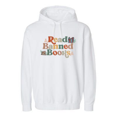 Read Banned Books Book Lover Garment-Dyed Fleece Hoodie