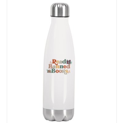 Read Banned Books Book Lover Stainless Steel Insulated Water Bottle