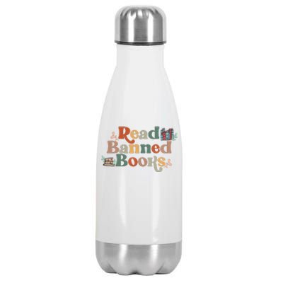 Read Banned Books Book Lover Stainless Steel Insulated Water Bottle