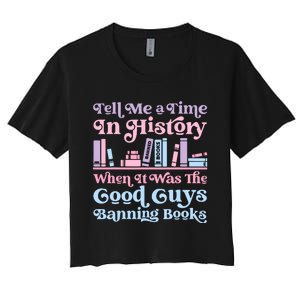 Reading Banned Books Book Lovers Reader I Read Banned Books Women's Crop Top Tee