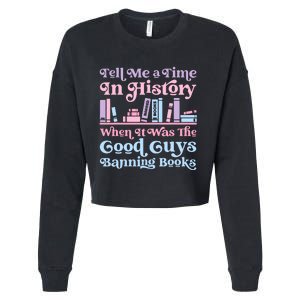 Reading Banned Books Book Lovers Reader I Read Banned Books Cropped Pullover Crew