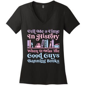 Reading Banned Books Book Lovers Reader I Read Banned Books Women's V-Neck T-Shirt