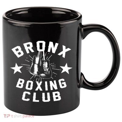 Retro Bronx Boxing Club Vintage Distressed Boxer Gift 11oz C Handle Ceramic Mug