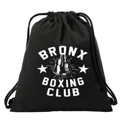 Retro Bronx Boxing Club Vintage Distressed Boxer Gift Drawstring Bag