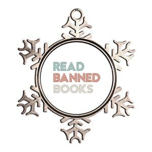 Read Banned Book Metallic Star Ornament