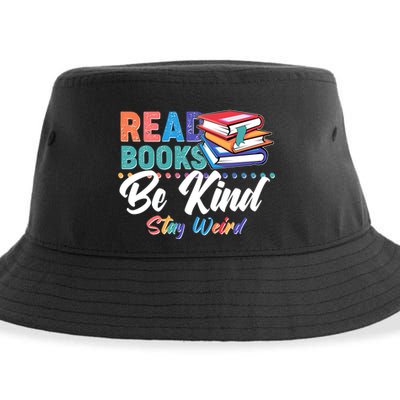Read Books Be Kind Stay Weird Sustainable Bucket Hat