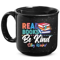 Read Books Be Kind Stay Weird 15oz Campfire Ceramic Mug
