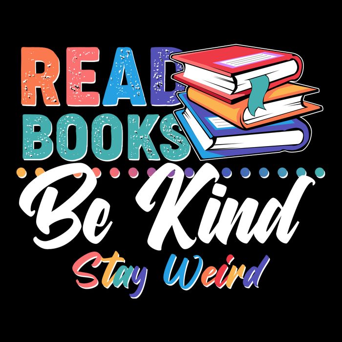 Read Books Be Kind Stay Weird 16 in Basic Backpack