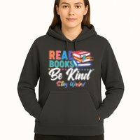 Read Books Be Kind Stay Weird Hoodie