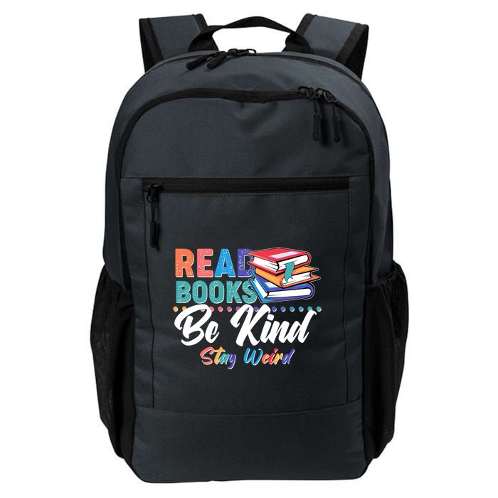Read Books Be Kind Stay Weird Backpack