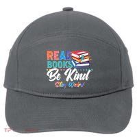 Read Books Be Kind Stay Weird 7-Panel Snapback Hat