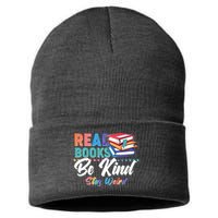 Read Books Be Kind Stay Weird Sustainable Knit Beanie