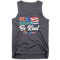 Read Books Be Kind Stay Weird Tank Top