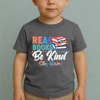 Read Books Be Kind Stay Weird Toddler T-Shirt