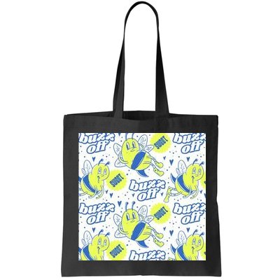 Retro Bee Buzz Off Cartoon Bag