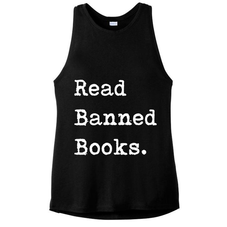 Read Banned Book Funny Reading For Readers Gift Ladies PosiCharge Tri-Blend Wicking Tank