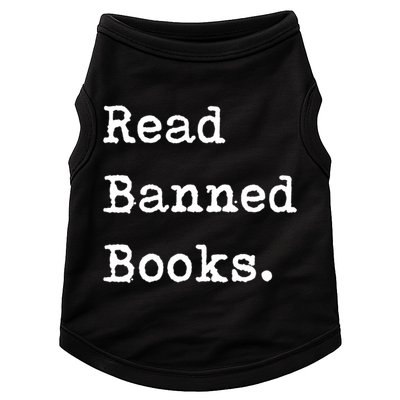 Read Banned Book Funny Reading For Readers Gift Doggie Tank
