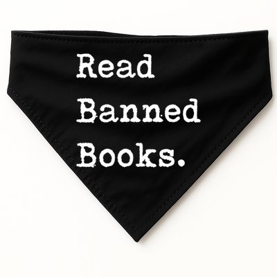 Read Banned Book Funny Reading For Readers Gift USA-Made Doggie Bandana