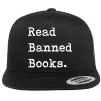 Read Banned Book Funny Reading For Readers Gift Flat Bill Trucker Hat