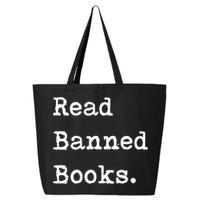 Read Banned Book Funny Reading For Readers Gift 25L Jumbo Tote