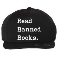 Read Banned Book Funny Reading For Readers Gift Wool Snapback Cap