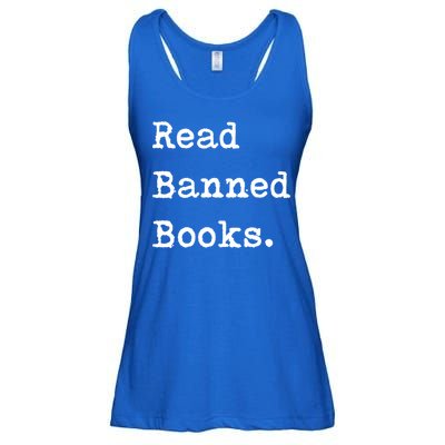Read Banned Book Funny Reading For Readers Gift Ladies Essential Flowy Tank