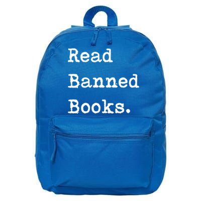 Read Banned Book Funny Reading For Readers Gift 16 in Basic Backpack