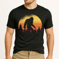 Retro Bigfoot Believer Silhouette Sasquatch Hide And Seek Performance Shirt