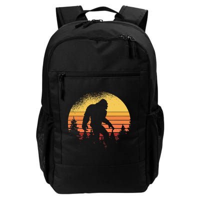Retro Bigfoot Believer Silhouette Sasquatch Hide And Seek Backpack
