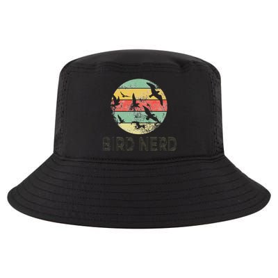 Retro Birding Bird Watching Nerd Funny Bird Watcher Cool Comfort Performance Bucket Hat